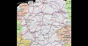 mapa de Alemania [ Karte von Deutschland ]