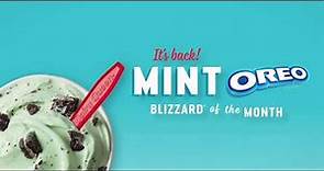 Dairy Queen Mint Oreo Blizzard TREAT