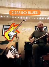 More cigar box blues from Stillers. This one's a real rocker. Looking forward to trying this out with the full band. #blues #rocknroll #livemusic #band #slideguitar | Dog Fish Mammal