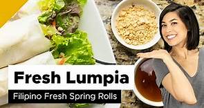 Fresh Lumpia | Lumpiang Sariwa Recipe (Filipino Food)