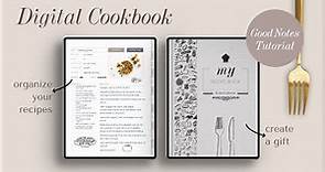 Digital Recipe Book for iPad • GoodNotes Tutorial • Keep your family recipes organized (and alive!)