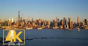 Stunning New York City Skyline Night and Day Views - 4K Urban Relax Video (6 HOURS)