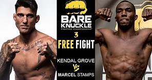Devastating KO! BKFC 3: Kendall Grove vs. Marcel Stamps