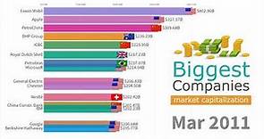 Top 15 Biggest Companies by Market Capitalization 1993 - 2019
