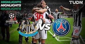 Newcastle 4-1 PSG - HIGHLIGHTS | UEFA Champions League 2023/24 | TUDN