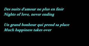 Edith Piaf - La Vie En Rose (Lyrics - French / English Translation)
