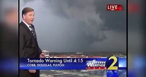 Tower cam captures tornado near Downtown Atlanta (2008) | WSB-TV