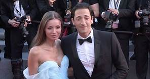 Adrien Brody and girlfriend Lara Lieto on the red carpet for the Opening Ceremony of the 70th Cannes
