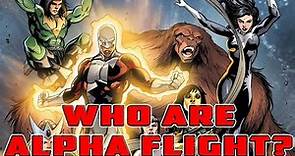 History and Origin of Marvel's ALPHA FLIGHT!