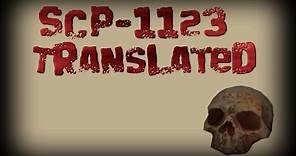 SCP-1123 TRANSLATED!