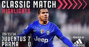 Juventus 7-0 Parma | Tevez, Llorente, Lichtsteiner, & Morata Score SEVEN! | Classic Highlights