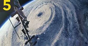 Top 5 Largest Hurricanes from Space