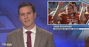 Texas Senate adjourns session by honoring Longhorns linebacker Jake Ehlinger