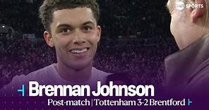 "WE WERE GETTING WOUND UP" 😡 | Brennan Johnson | Tottenham 3-2 Brentford | Premier League