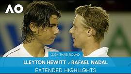 Lleyton Hewitt v Rafael Nadal Extended Highlights | Australian Open 2004 Third Round