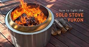 How to Light The Solo Stove YUKON