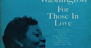 Dinah Washington - For Those In Love