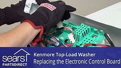 How to Replace the Electronic Control Board on a Kenmore Vertical Modular Washer (VMW)