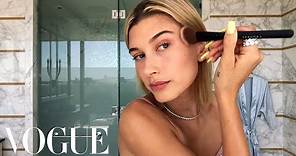 Hailey Bieber’s 5-Step Guide to Faking a California Glow | Beauty Secrets | Vogue