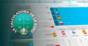 La Calculadora de la Eurocopa: calendario y clasificación de los grupos