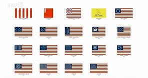 The Evolution Of U.S. Flags (In 80 Seconds)