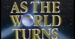 AS THE WORLD TURNS - Jan. 18, 1989 Episode.