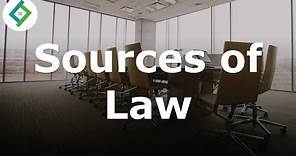 Sources of Law | Business Law