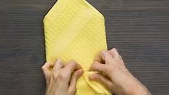 6 napkin-folding ideas