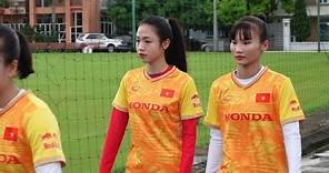 Hot girl Trần Thị Duyên trở lại đội tuyển nữ Việt Nam chuẩn bị cho ASIAD 2023
