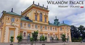 WILANÓW PALACE │ WARSAW - Full walking tour: outside and inside the palace. HD.