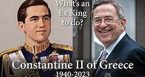 Constantine II, Ex King of Greece & A Brief History of Greece