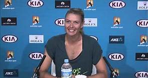 Sharapova's Admiration For Aussie Journo | 2014 Australian Open