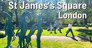 LONDON St James's Square 🇬🇧 Private Garden Tour 4K