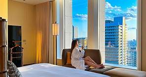 Grand Deluxe, Skyline view at The St. Regis Osaka😴🛌Luxury City Hotel, Osaka Japan