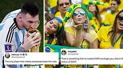 “Messi is bigger than rivalry”, “Only player that makes everybody break the rules” - Fans react as Brazil supporters cheer Lionel Messi at Maracana