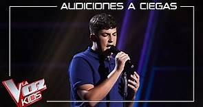 Jesús López canta 'Al alba' | Audiciones a ciegas | La Voz Kids Antena 3 2022