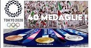 Tutte le 40 medaglie vinte dall'ITALIA a TOKYO 2020 (Record alle Olimpiadi!)