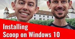 Installing Scoop (apt-get) on Windows 10 in 5 Minutes
