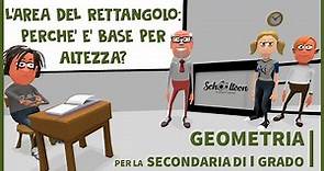 Perché l'area del rettangolo si calcola come base per altezza? Geometria - Secondaria di Primo Grado