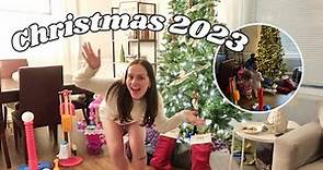 Christmas 2023! wrapping gifts, cleaning after a 10 hour road trip, & Christmas morning!
