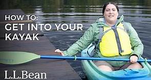 How To Get Into a Kayak