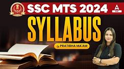 SSC MTS Syllabus 2024 | MTS Syllabus 2024 | Detailed Discussion By Pratibha Mam
