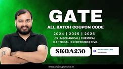 Save ₹1000 : PW GATE Coupon Code #gate #couponcode #pw