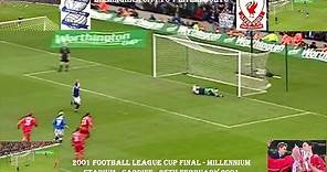 BIRMINGHAM CITY FC V LIVERPOOL FC - FOOTBALL LEAGUE CUP FINAL 2001 - MILLENIUM STADIUM - CARDIFF