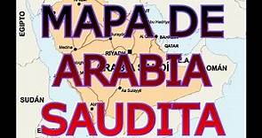 MAPA DE ARABIA SAUDITA