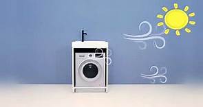Colavene Lavacril On componibile - mobile lavabo e lavatrice