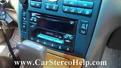 How to Infiniti Q45 Bose car Stereo Removal