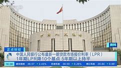 [正点财经]中国人民银行公布最新一期贷款市场报价利率（LPR） 1年期LPR降10个基点 5年期以上持平