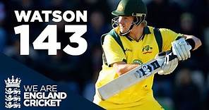 Shane Watson Smashes Sensational 143 | England v Australia 2013 - Highlights