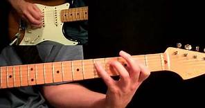 Led Zeppelin - Rock N Roll Guitar Lesson Pt.1 - All Rhythm Guitar Parts